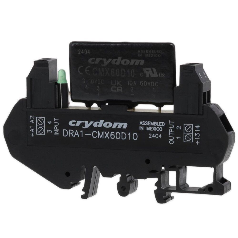 DRA1-CMX60D10, 3~10VDC / 1~60VDC 8A SPST-NO (1 Form A) Solid State Röle