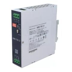 XDR-75-12, 12VDC 6.24A Ultra İnce Ray Montaj Güç Kaynağı, Mean Well