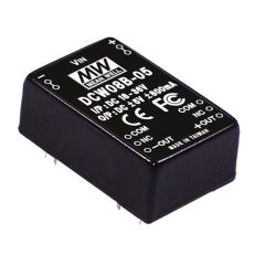 DCW08E-15, 4.5-5.5Vin ±15Vout ±267mA 8W DC/DC Konvertör, MeanWell