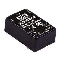 DCW08E-15, 4.5-5.5Vin ±15Vout ±267mA 8W DC/DC Konvertör, MeanWell