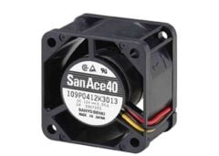 109P0424J3013, 40x40x28mm 24VDC 0.18A 3 Kablolu Fan