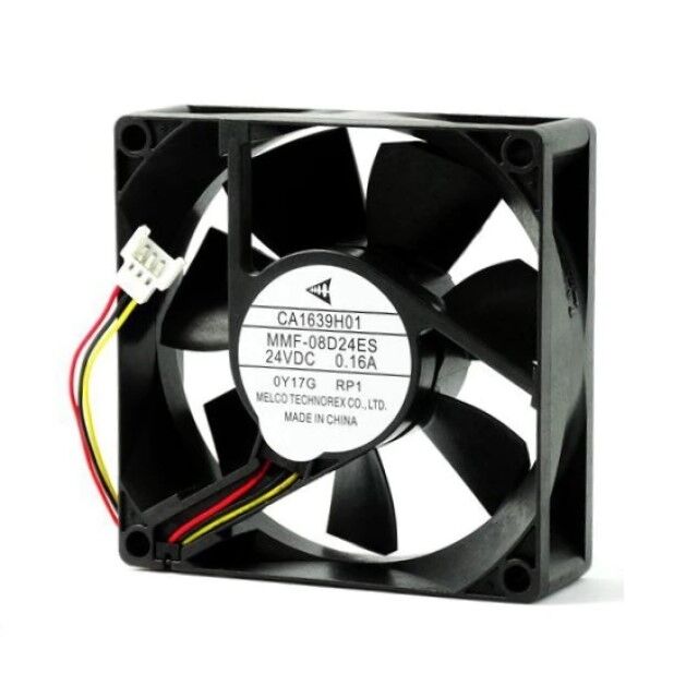 MMF-08D24ES, 80x80x25mm 24VDC 0.16A 3 Kablolu Fan