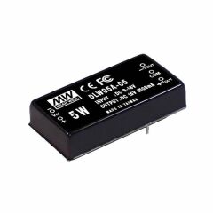 DLW05C-12, 36-72Vin ±12Vout ±208mA 5W DC/DC Konvertör, MeanWell
