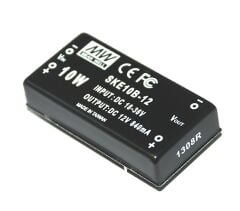 SKE10B-15, 18-36Vin 15Vout 666mA 10W DC/DC Konvertör, MeanWell