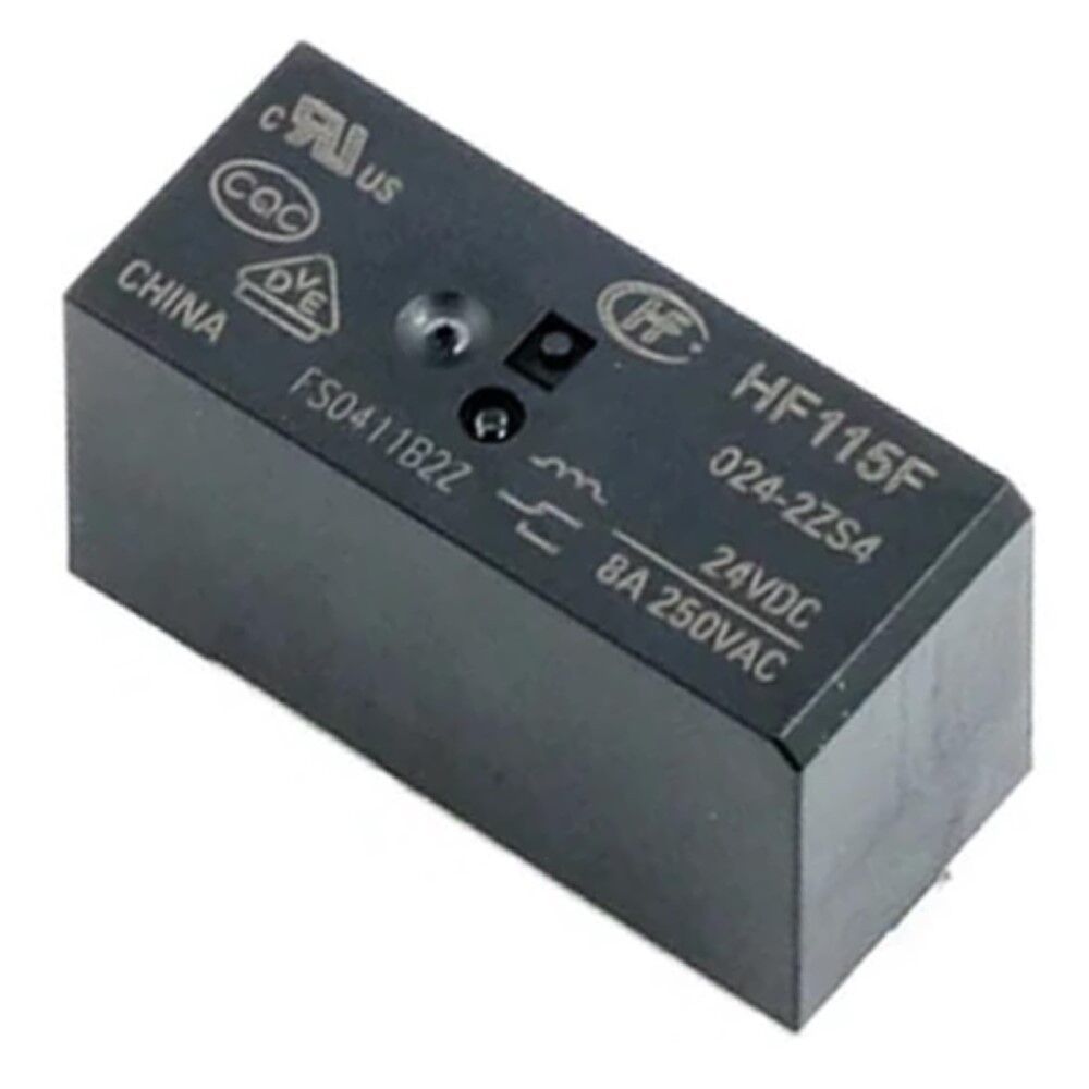 HF115F/024-2ZS4, HF115F, 24VDC 8A Çift Kontak Röle