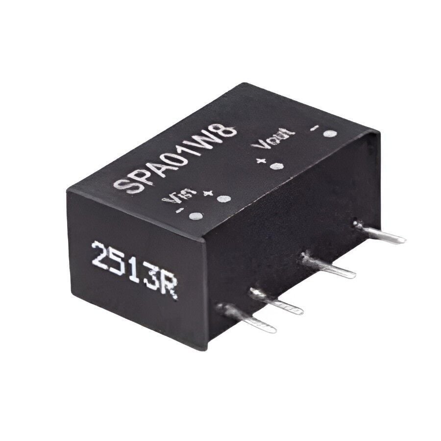 SPA01W8-12, 9~75Vin 12Vout 83mA 1W SIP-6 DC/DC Konvertör