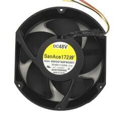 9WG5748P5G001, 172x172x51mm 48VDC 2.91A 4 Kablolu Fan