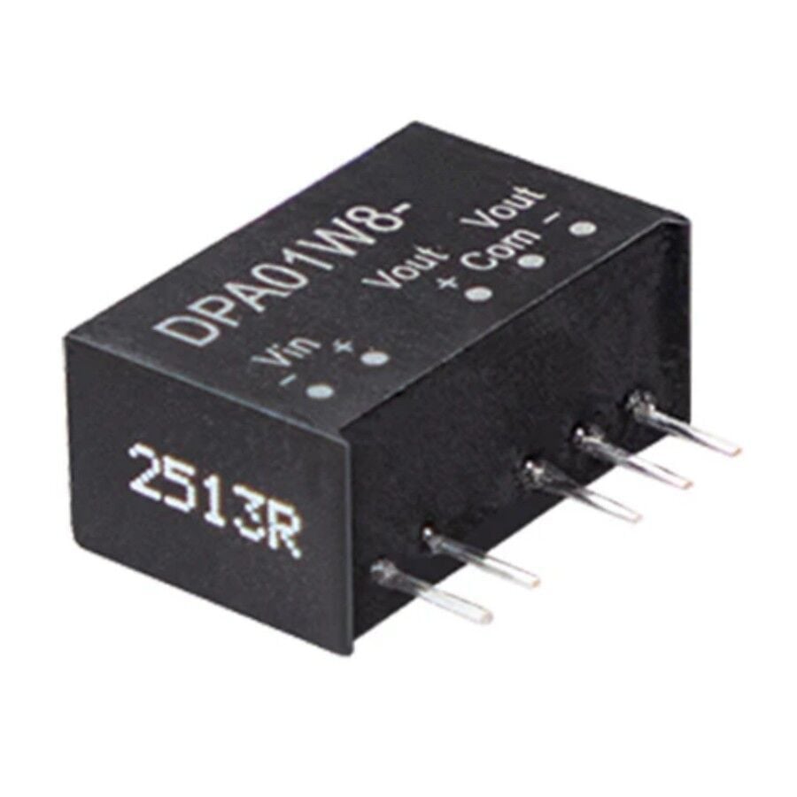 DPA01W8-12, 9~75Vin ±12Vout ±42mA 1W SIP-6 DC/DC Konvertör