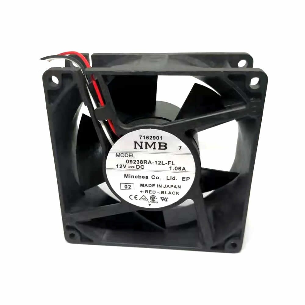 09238RA-12L-FL, 92x92x38mm 12VDC 1.06A 3 Kablolu Fan