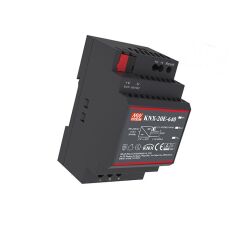 KNX-20E-640, 30VDC 0.64A 19.2W Ray Montaj Güç Kaynağı, Mean Well