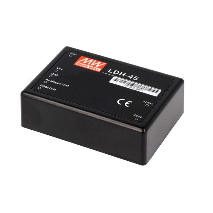 LDH-45B-1050, 1050mA 45W PCB Tip DC/DC LED Sürücü, Mean Well