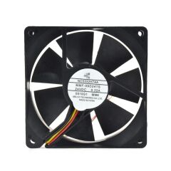 MMF-09D24TS, 90x90x25mm 24VDC 0.22A 3 Kablolu Fan