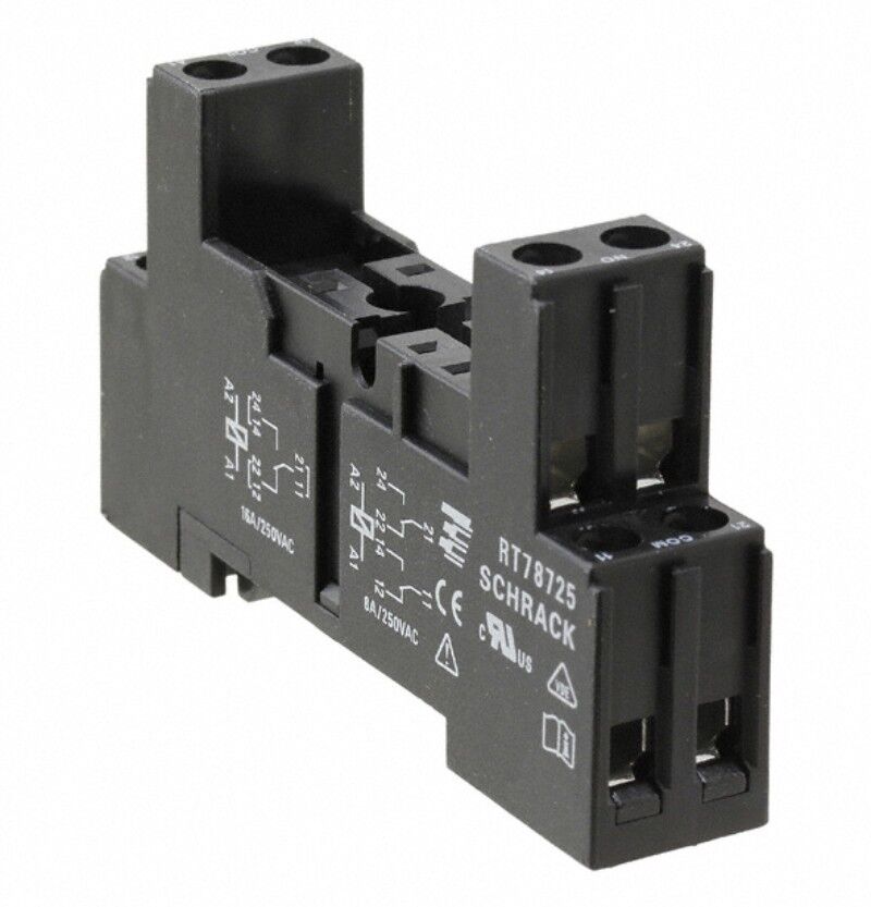 RT78725, 8 Pin Ray Tipi Röle Soketi