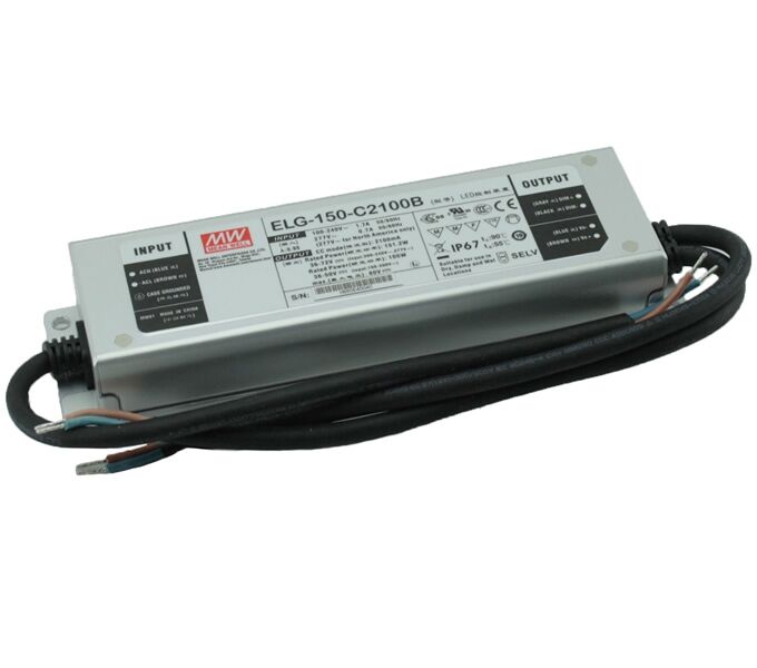 ELG-150-C1400B, 1400mA 150W Dimedilebilir LED Sürücü, Mean Well