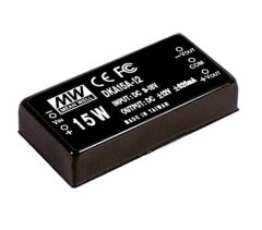 DKA15A-05, 9-18Vin ±5Vout ±1500mA 15W DC/DC Konvertör, MeanWell