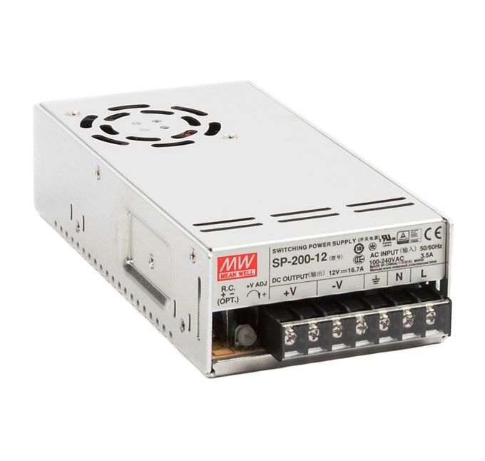SP-200-5, 5VDC 40.0A 200W Güç Kaynağı, Mean Well