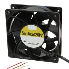 9WV1224P1H001, 120x120x38mm 24VDC 0.80A 4 Kablolu Fan