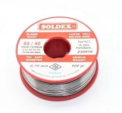 Soldex 600501 0.50mm 100gr Sn:60 Pb:40 Lehim Teli