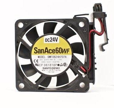 9WF0624H707A, 60x60x25mm 24VDC 0.11A 2 kablolu Fan