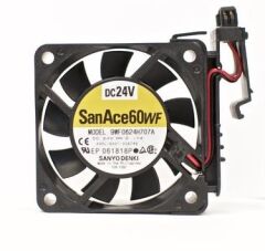 9WF0624H707A, 60x60x25mm 24VDC 0.11A 2 kablolu Fan