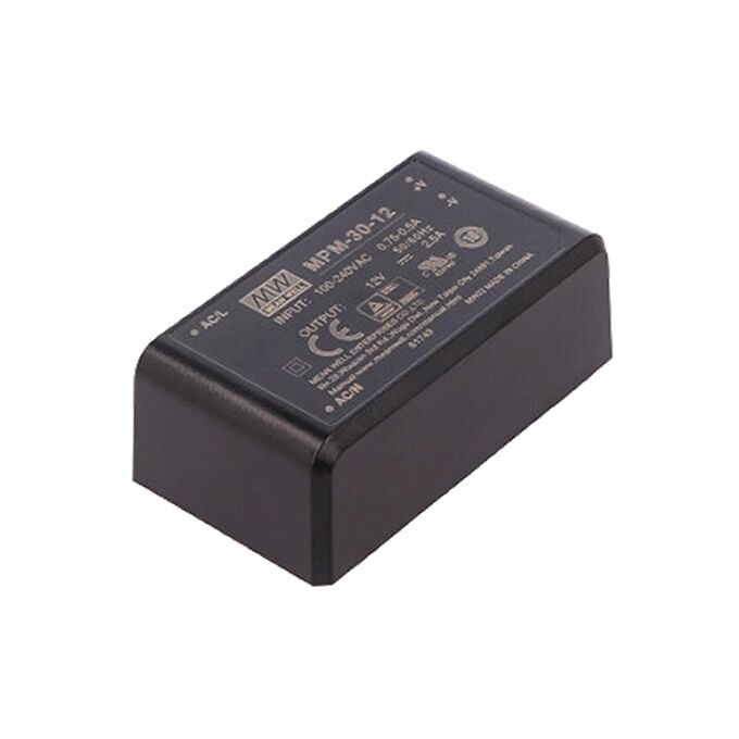 MPM-30-15, 15VDC 30W 2.0A Medikal PCB Tip AC/DC Güç Kaynağı, Mean Well