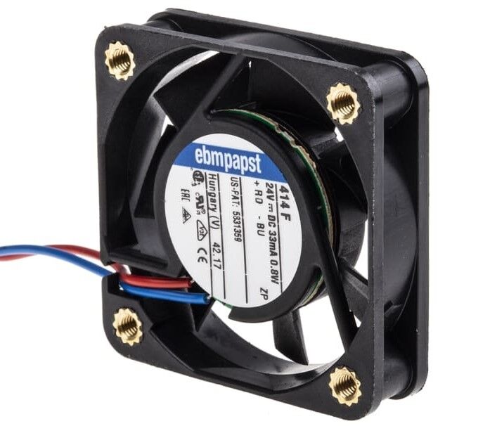 ebm-Papst 414F, 40x40x10mm 24VDC 33mA 2 Kablolu Fan