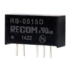 RB-0515D/P, 5Vin ±15Vout ±33mA 1W DC/DC Konvertör