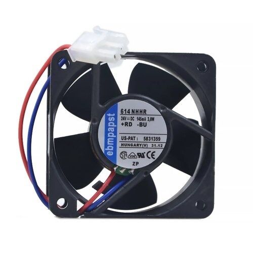 614 NHHR, 60x60x25mm 24VDC 0.13A 2 Kablolu Fan
