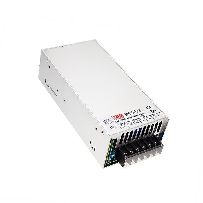 MSP-600-3.3, 3.3VDC 120A 396W Medikal AC/DC Güç Kaynağı, Mean Well