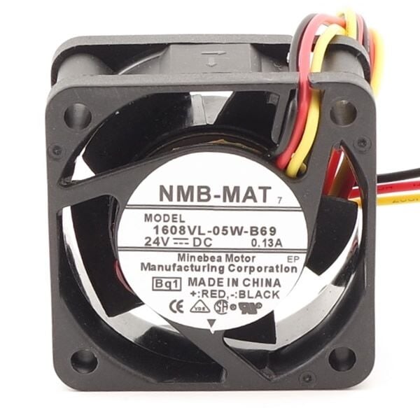 1608VL-05W-B69-B50, 40x40x20mm 24VDC 0.13A 3 Kablolu Fan
