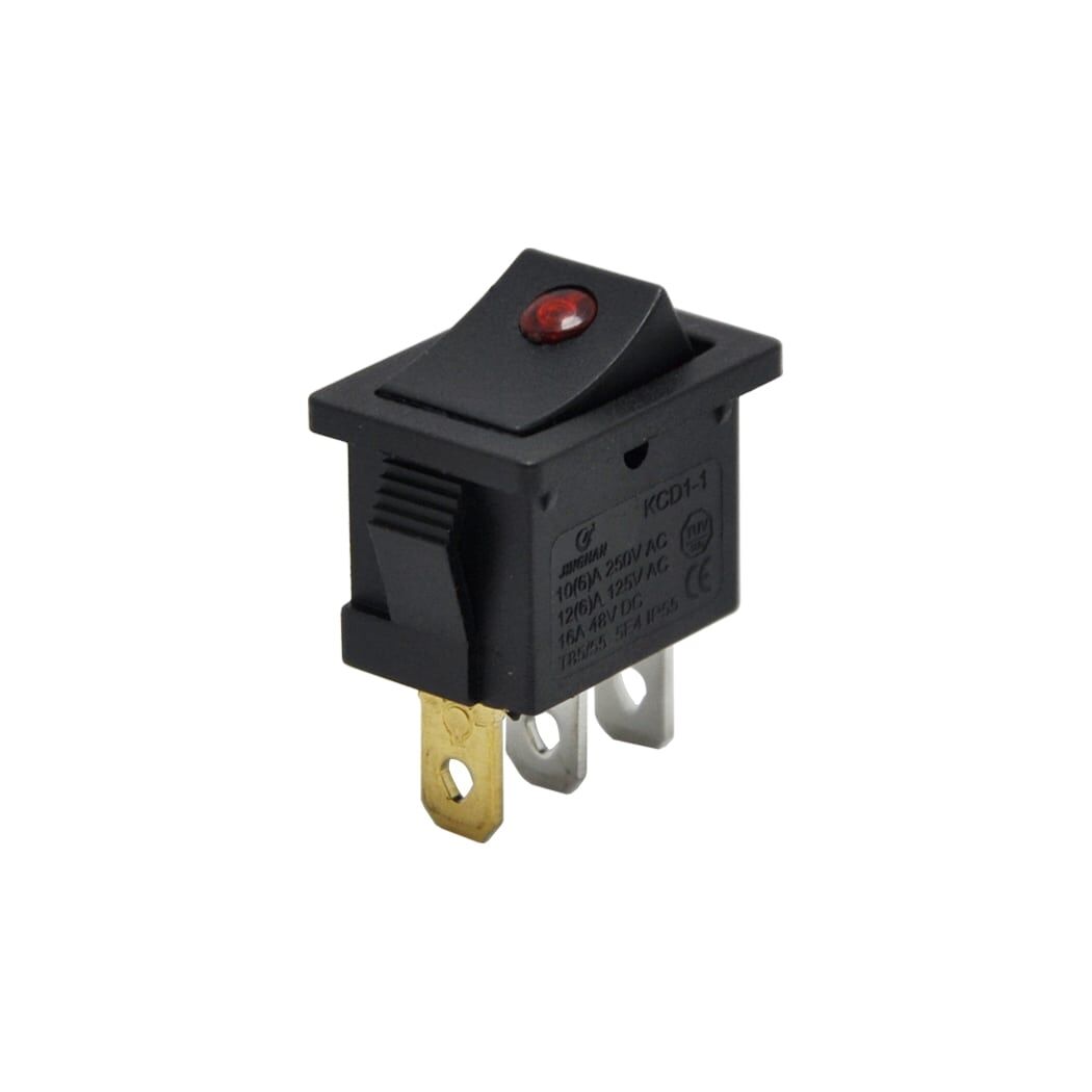 AF118B, Yükseltici Anahtarı Nokta Işıklı 220V 3P 0-1