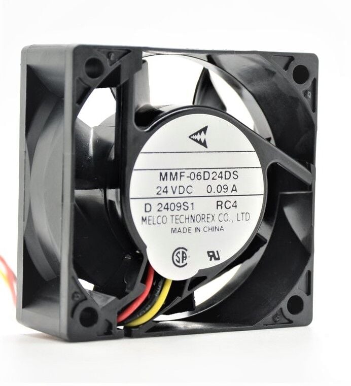 MMF-06D24DS, 60x60x25mm 24VDC 0.9A 3 Kablolu Fan
