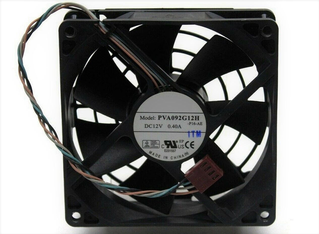 PVA092G12H-P16-AE, 90x90x25mm 12VDC 0.40A 4 Kablolu Fan
