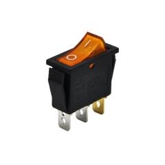 AF113-S, Tekli Dar Işıklı Anahtar Sarı