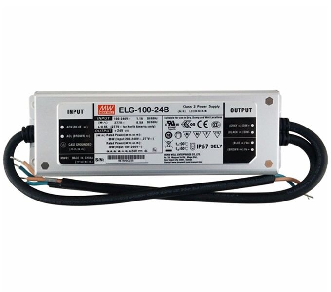 ELG-100-48B, Dimedilebilir LED Sürücü, Mean Well