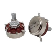 WTH118-2W-470K, 470K 2W Tek Turlu Potansiyometre