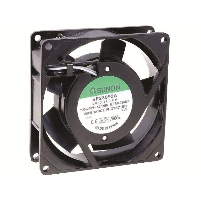 SF23092A-2092HST.GN, 92x92x25mm 230VAC 14W 2 Kablolu Fan