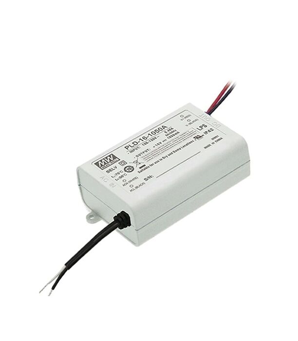 PLD-16-1050B, 1050mA 16W Sabit Akım LED Sürücü, Mean Well