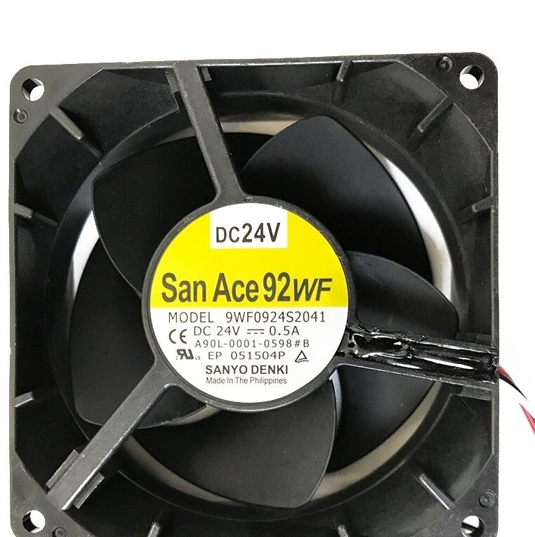 9WF0924S2041, 90x90x32mm 24VDC 0.5A 3 Kablolu Fan