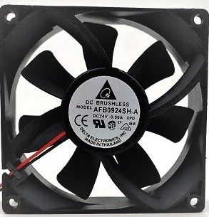 AFB0924SH-A, 92x92x25mm 24VDC 0.50A 2 Kablolu Fan