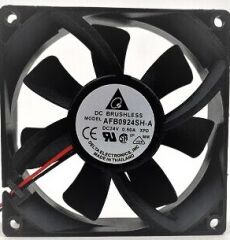 AFB0924SH-A, 92x92x25mm 24VDC 0.50A 2 Kablolu Fan