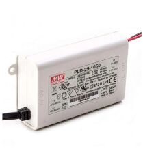 PLD-25-1400, 1400mA 25W Sabit Akım LED Sürücü, Mean Well
