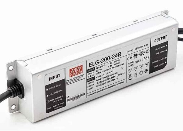 ELG-200-54B, Dimedilebilir LED Sürücü, Mean Well
