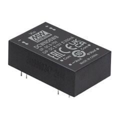 DCWN06W8-12, 9~75Vin ±12Vout ±250mA 6W DC/DC Konvertör, Mean Well