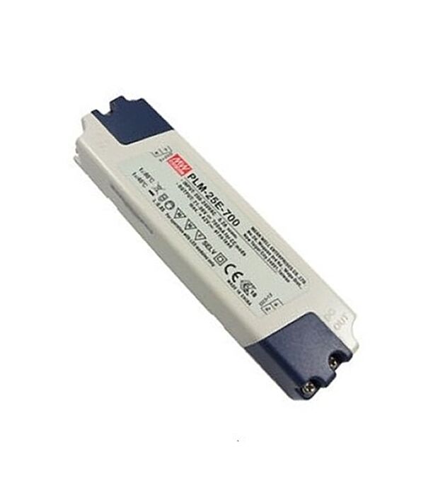 PLM-25E-700, 700mA 25W Sabit Akım LED Sürücü, Mean Well