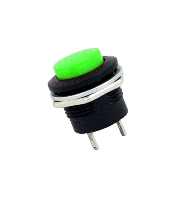 AF180A-Y, Plastik Buton 16mm Yeşil