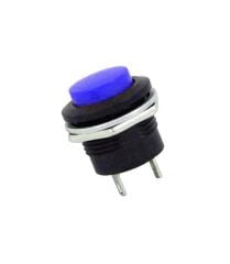 AF180A-M, Plastik Buton 16mm Mavi