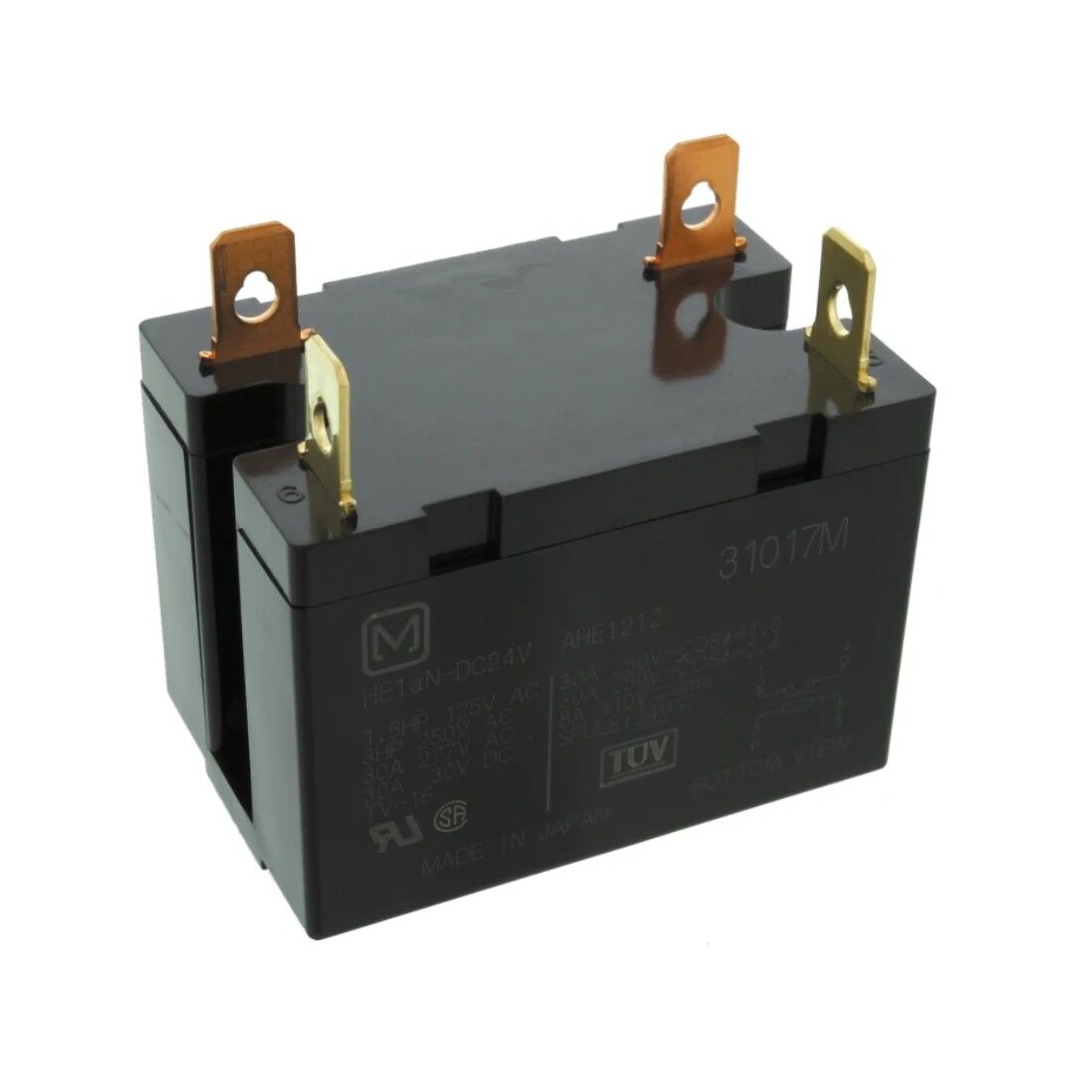 HE1AN-DC24V, 24VDC 30A SPST-NO (1 Form A) Röle