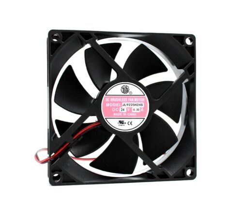 JL9225H24S, 92x92x25mm 24VDC 0.35A 2 Kablolu Fan