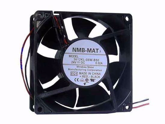 3612KL-05W-B50-E00, 90x90x32mm 24VDC 0.32A 2 Kablolu Fan